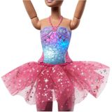 Barbie Pop | Magische ballerinapop | Blond haar | Lichtfunctie | Tiara en roze tutu | Ballet | Beweegbaar | Kinderspeelgoed, HLC25