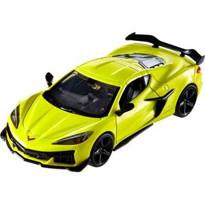 Hot Wheels Premium Corvette Z06, Schaal van 1:43 Voertuig, replica's met officiële licentie voor volwassen verzamelaars, Real Riders banden, metalen carrosserie en chassis, HMD48