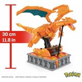 MEGA Pokémon Actiefiguur, bouwspeelgoed voor volwassenen, Bewegende Charizard met 1664 onderdelen, 28 cm groot, voor verzamelaars, HMW05