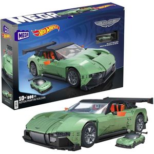 MEGA Hot Wheels Aston Martin Vulcan, Bausatz, 10 Jahr(e), Kunststoff, 986 Stück(e), 1,83 kg