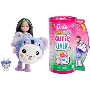 Mattel HRK31 - Barbie - Cutie Reveal - Chelsea-Puppen – Magische Überraschungen zum Spielen und Sammeln! - Maus/Koala-Edition