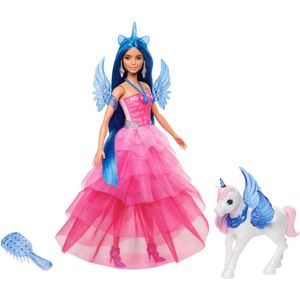 Barbie Puppe Barbie Saphire Puppe mit Einhorn