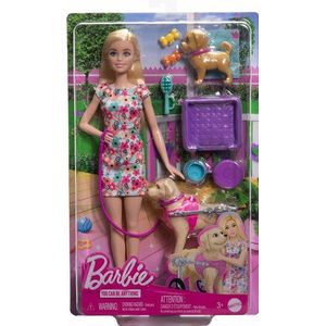 Barbie Hondenduo - Met puppy en grote hond - Barbiepop