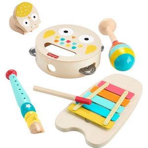 Fisher-Price Muzikale Cadeauset - Houten speelgoedinstrumenten