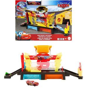 Disney en Pixar Cars Autowasstraat Klaar voor de Race - Speelset met Kleurverandering
