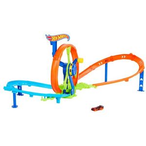 Hot Wheels Razendsnel Lanceren en Loopen - Loopingbaan