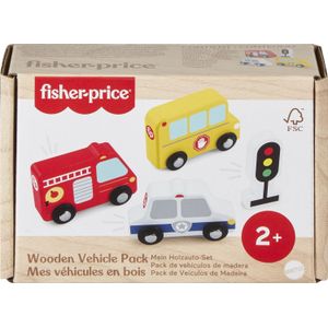 Fisher-Price Wood Set Houten Voertuigen
