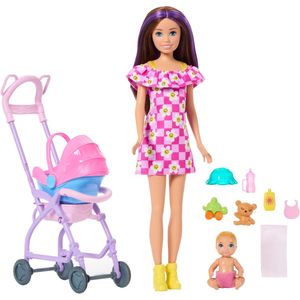 Mode Pop Met De Hond Poppenwandeling - Pop Speelgoed- Modepop Zo Groot Als Barbie