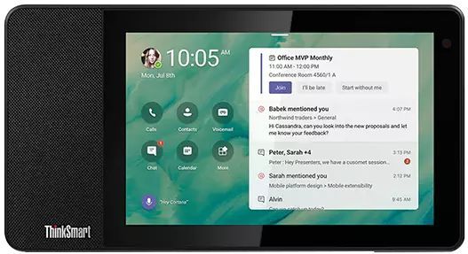 Lenovo - ThinkSmart View - Tablet - 8-Inch - Zwart