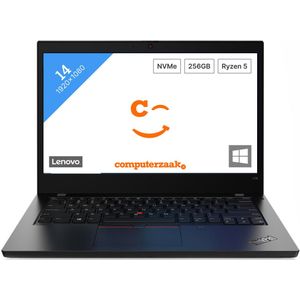 Lenovo ThinkPad L14 Laptop 35,6 cm (14") Full HD AMD Ryzen™ 5 4500U 8 GB DDR4-SDRAM 512 GB SSD Wi-Fi 6 (802.11ax) Windows 10 Pro Zwart