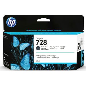HP 728 130ml Matte Black DesignJet Ink Cartridge printkop