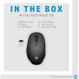 HP Dual Mode Draadloze Muis - Zwart - Bluetooth/2.4GHz - Compatibel met Windows/Mac