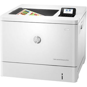 HP Color LaserJet Enterprise M554dn printer, Color, Printer voor Print, Printen via de USB-poort aan voorzijde, Dubbelzijdig printen