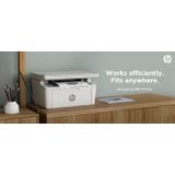 HP 7md72f Laser-Multifunctionele Printer - EU-Stekkers - Efficiënt en Compact