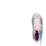 Skechers Twi Lites Unicorn Wings Meisjes Sneakers Zilver/Roze