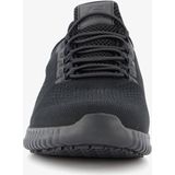 Skechers - Work Relaxed Fit - Sneakers - Zwart - Textiel