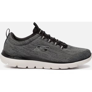 Skechers Louvin MocassinHomme Top, Zwart en wit.