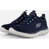 Skechers Summits Sneakers blauw Textiel