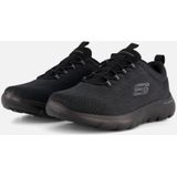 Skechers - Louvin - Mocassin - Zwart - Ademend - Gemengde Krijgskunst