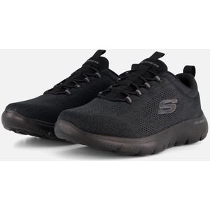 Skechers - Louvin - Mocassin - Zwart - Ademend - Gemengde Krijgskunst