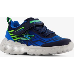Skechers Navy Light Up Magna Bozler Sneakers - Voor Jongens