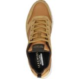 Skechers - Uno Stacre - Sneakers - Lichtbruin - Luchtkamerzool - Vetersluiting