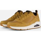 Skechers - Uno Stacre - Sneakers - Lichtbruin - Luchtkamerzool - Vetersluiting