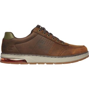 Skechers - Evenston Fanton - Sneaker - Donkerbruin - Leer - Goga Mat