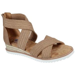 Skechers Bobs Desert Kiss Stretch Sandalen taupe