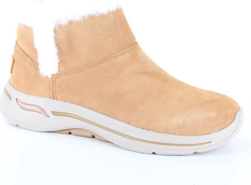Skechers Go Walk Arch Fit bruin winterlaarzen dames (144400 CSNT)