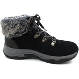 Skechers - Trego Falls - Enkellaars - Zwart - Suede Nylon - Waterdicht - Winter Voering