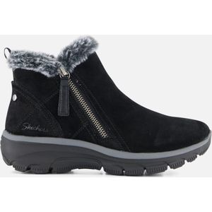 Skechers - EASY GOING - Winterlaars - Zwart - Met Faux-Bont Kraag