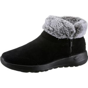 Skechers - On The Go Joy - Laarzen - Zwart - Suède Bovenwerk