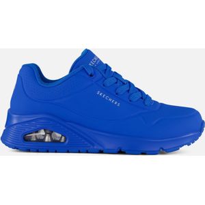 Skechers UNO-Night Shades Sneakers voor dames, blauw, 7,5 breed, Blauw, 7.5 Wide