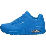 Skechers - Uno Night Shades - Damessneakers - Blauw - Suède/Synthetisch