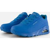 Skechers - Uno Night Shades - Damessneakers - Blauw - Suède/Synthetisch