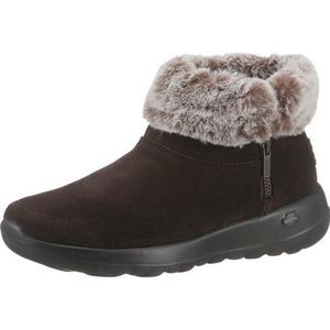 Skechers On-The-go Joy-Savvy Winter Boots voor dames, chocolade, 35.5 EU