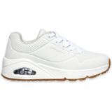 Skechers - Uno - Sneakers - Wit - Materiaalcombinatie