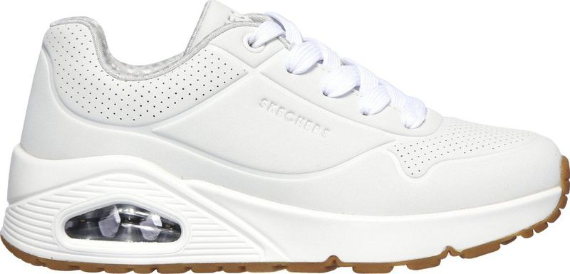 Skechers - Uno - Sneakers - Wit - Materiaalcombinatie