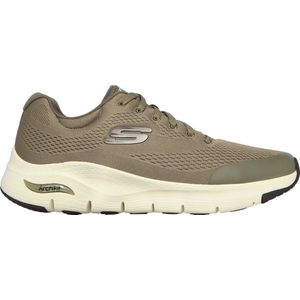 Skechers - Arch Fit - Sneakers - Olijfgroen - Materiaal