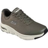 Skechers - Arch Fit - Sneakers - Olijfgroen - Materiaal