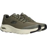 Skechers Arch FIT, Sneaker Homme, Olive Textile/Synthetic/Trim, 46 EU