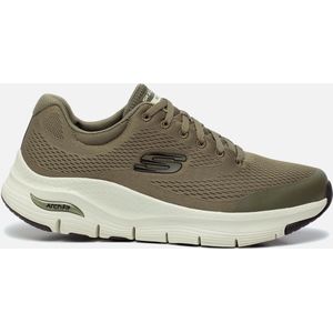 Skechers Arch Fit Heren Sneakers - Olijfgroen
