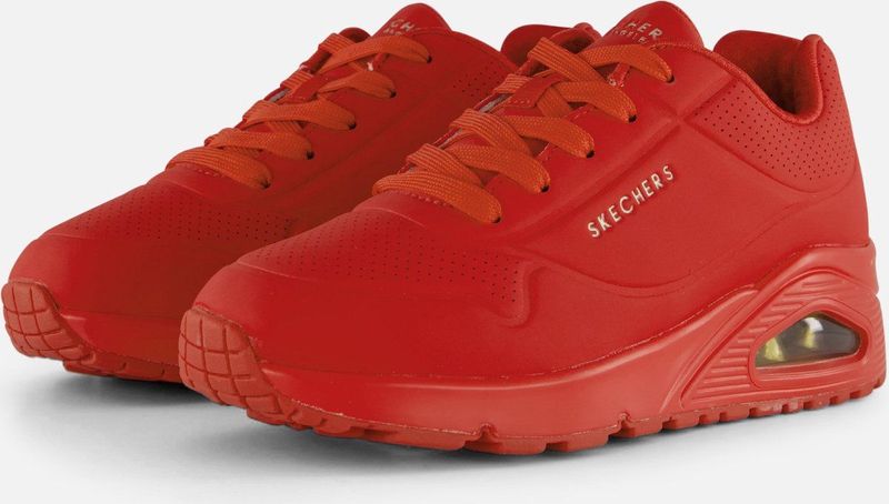 Skechers - Uno - Sneakers - Rood - Stand On Air