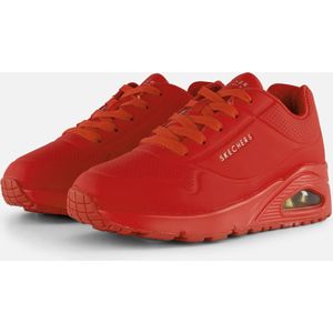 Skechers Uno - Stand On Air Meisjes Sneakers - Rood