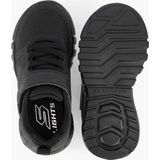 Skechers - Sneakers - Zwart - Casual schoenen - Elastische Vetersluiting met Klittenbandstrap