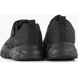 Skechers - Sneakers - Zwart - Casual schoenen - Elastische Vetersluiting met Klittenbandstrap