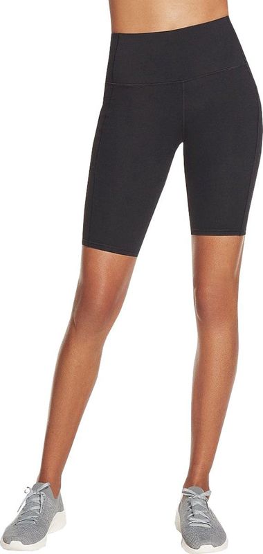 Skechers Go Walk High Waisted Bike Short W3SH53-BLK, Vrouwen, Zwart, Shorts