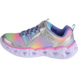 Skechers - Rainbow Lux - Sneakers - Zilver - Textielstof en Imitatieleer