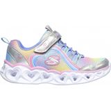 Skechers - Rainbow Lux - Sneakers - Zilver - Textielstof en Imitatieleer